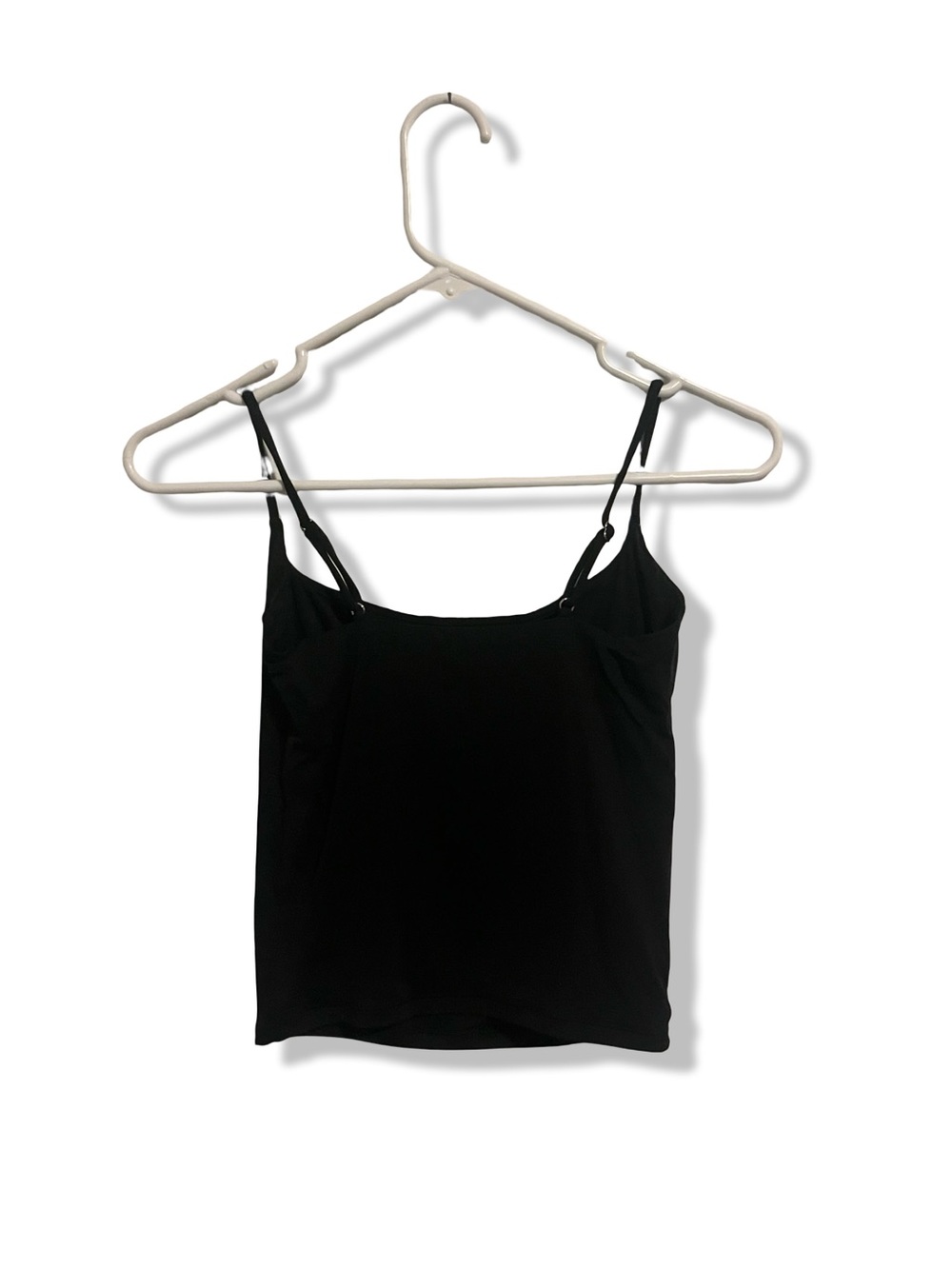 Suuksess Black Spaghetti Strap Camo Tank